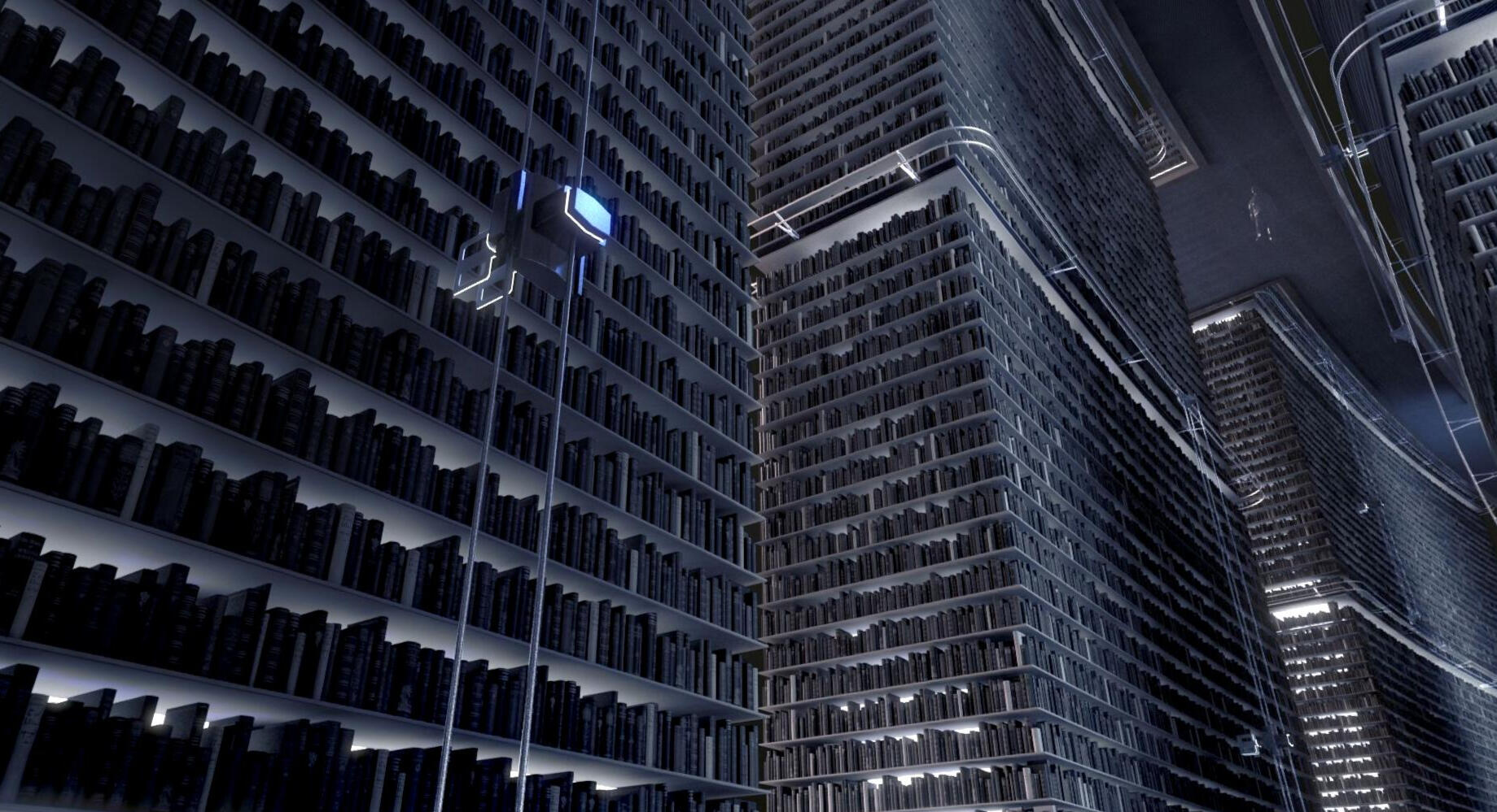 Inside the archive space